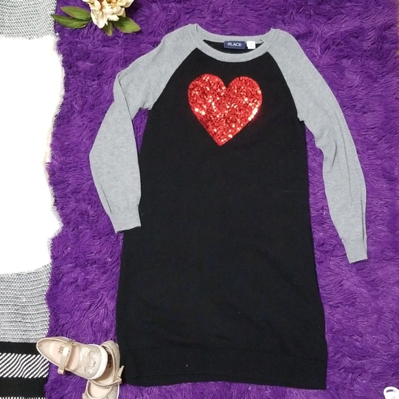 The Children's Place Other - Children's Place Gitls Heart Sweater Dress